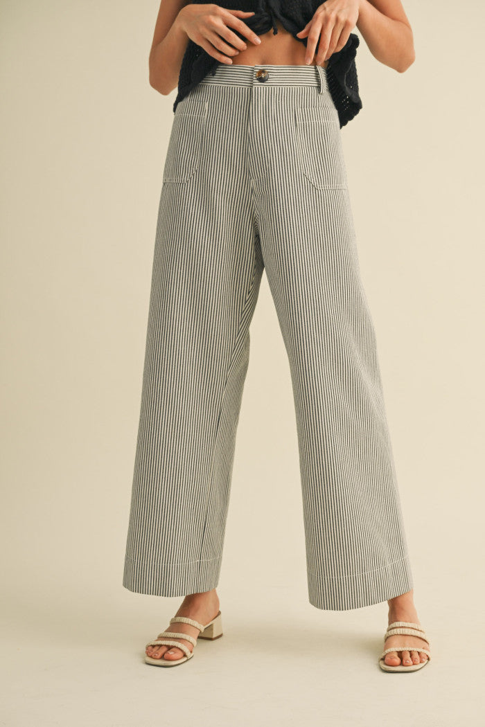 &Merci Striped Pants