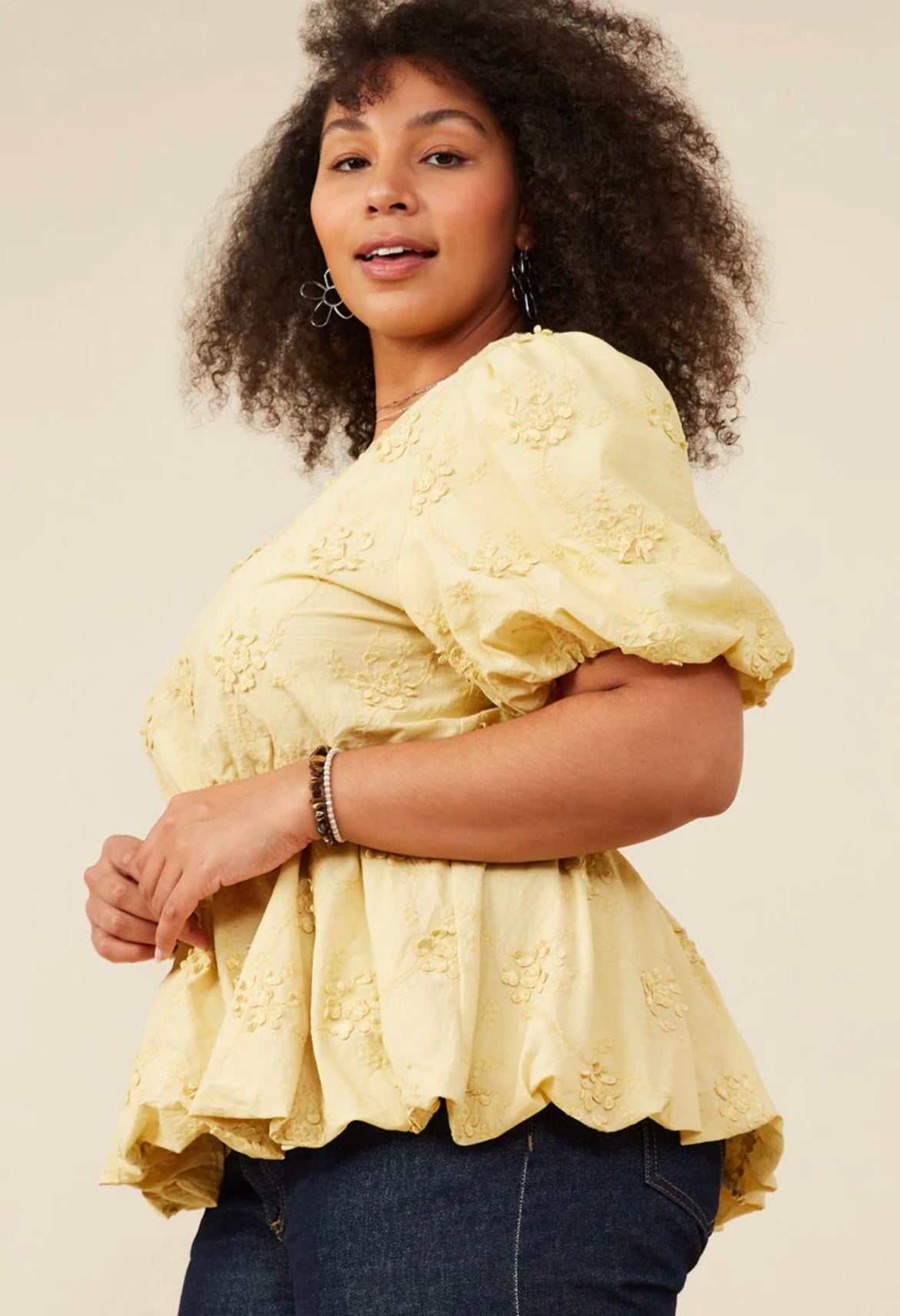 Harlie Lace Appliqué Top