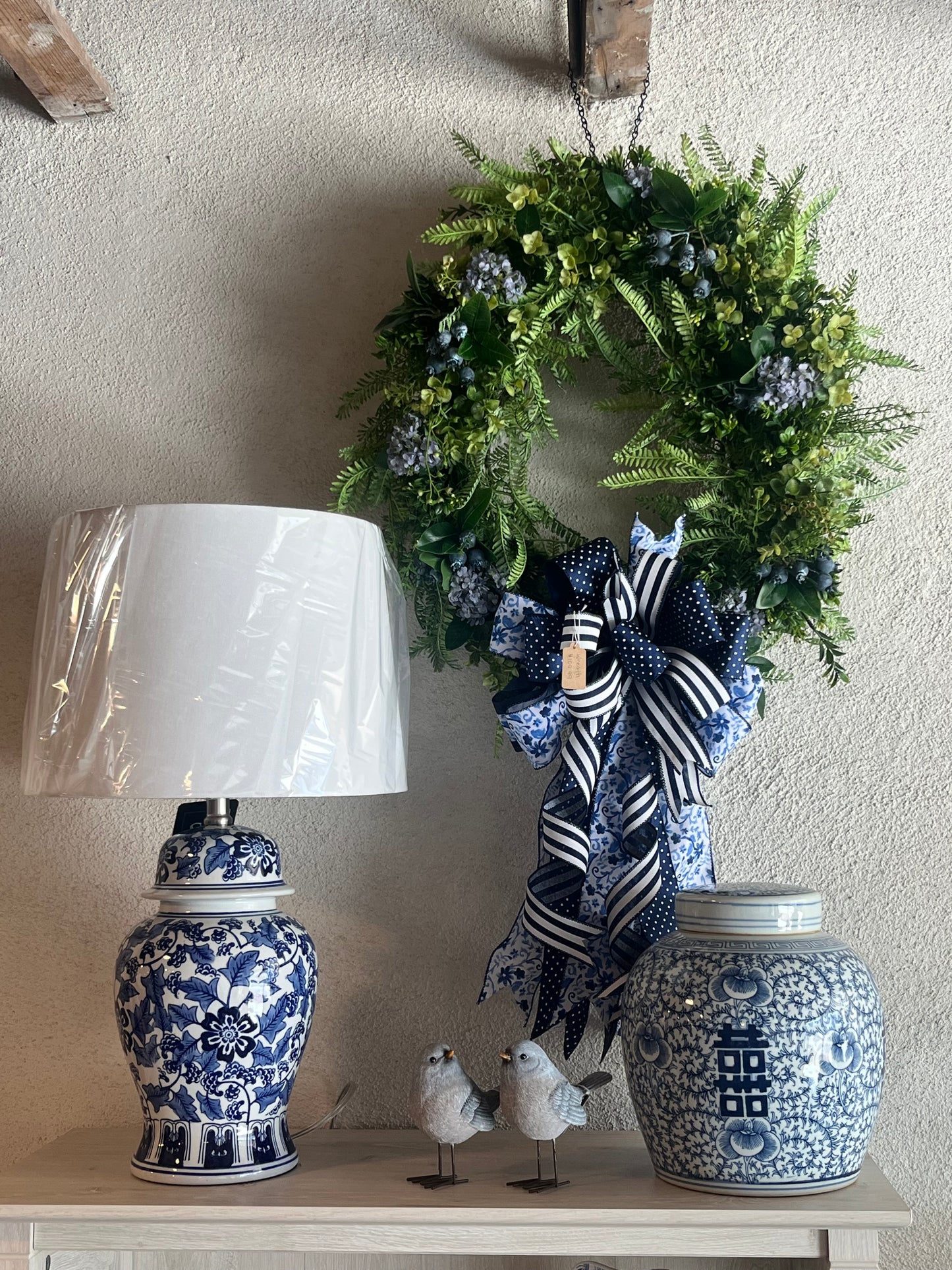 Ginger Jar Lamp with Shade