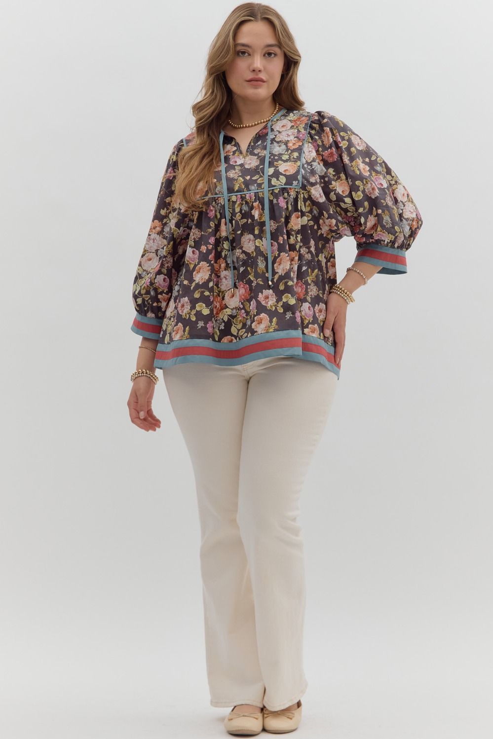 The Murphy Chocolate Top (Plus Size Also Available)
