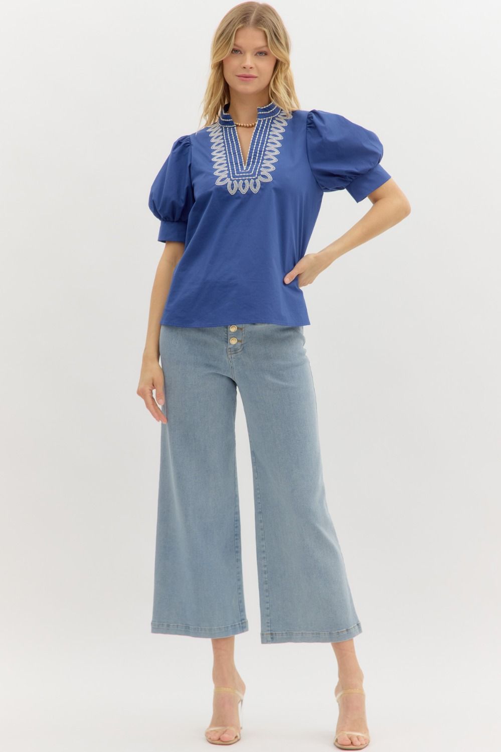 India Indigo Top