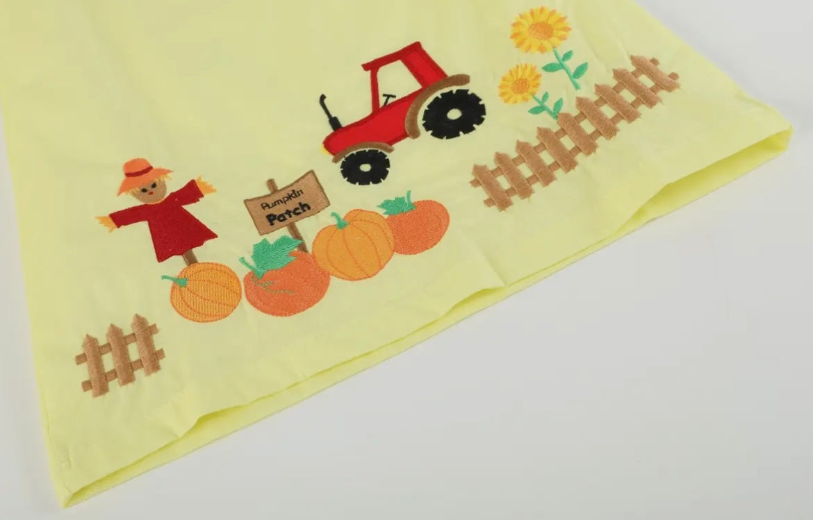 Lil Cactus Pumpkin Patch Jumper Dress
