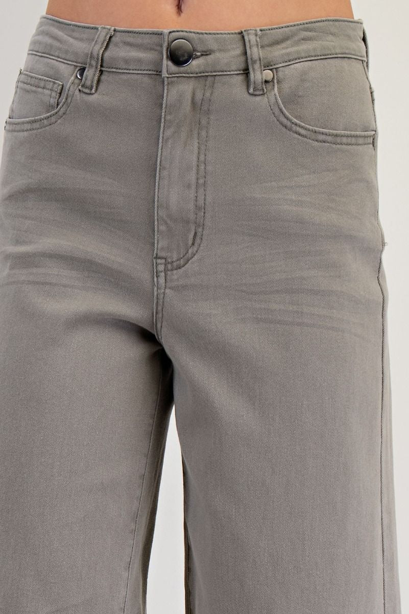 Easel Colored Soft Stretch Denim Pants