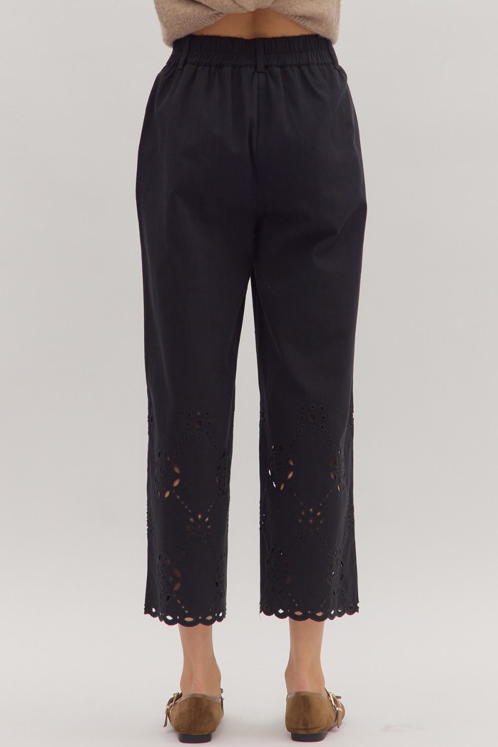 Entro Eyelet Detailed Pants