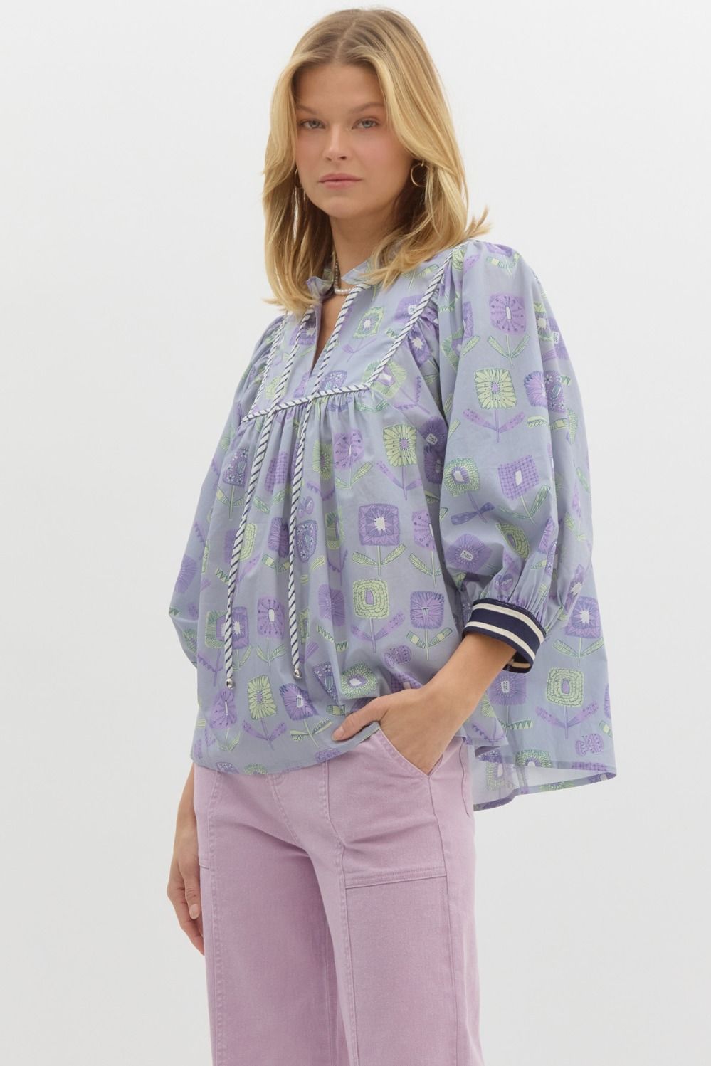 Reba Lavender Top