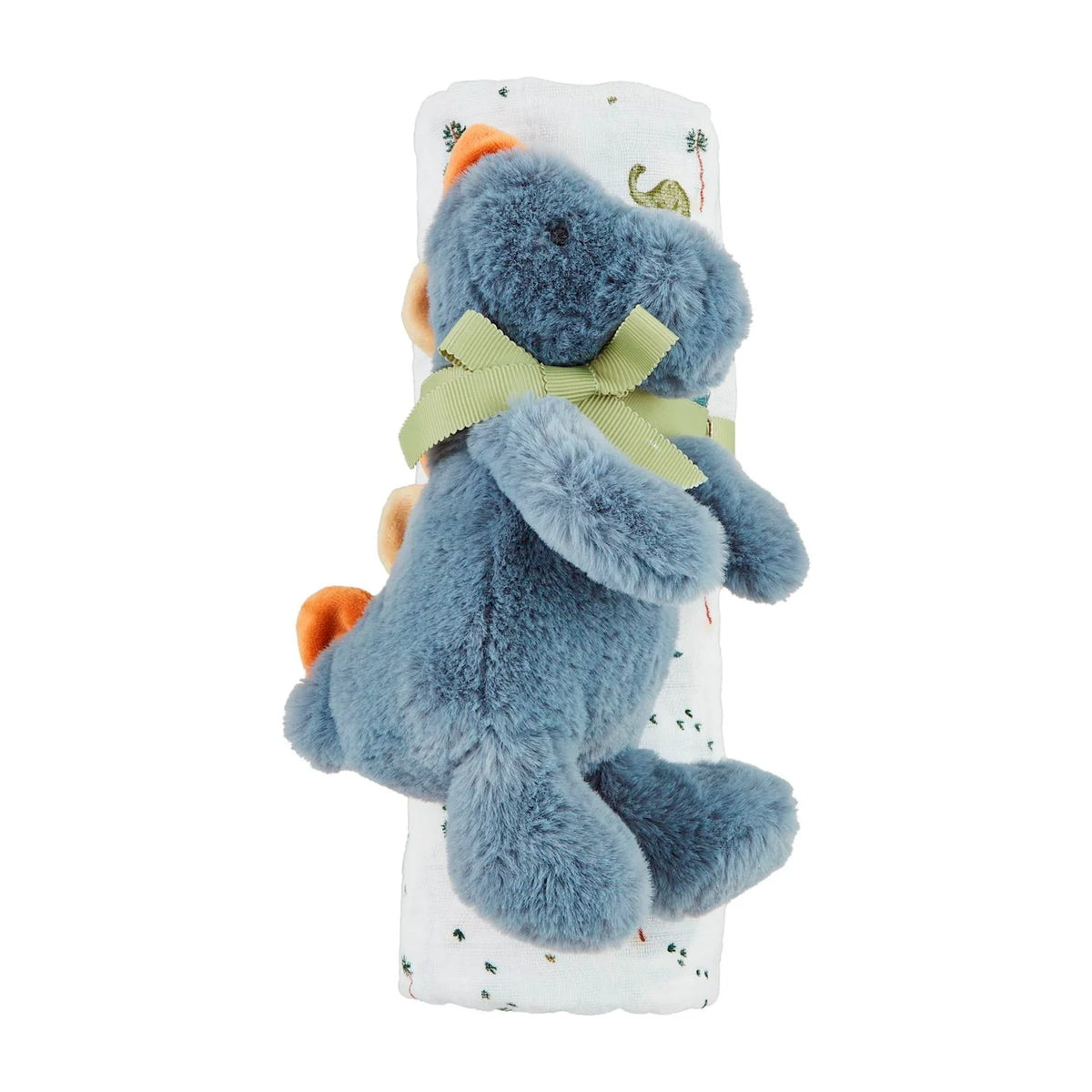 MudPie Dino Swaddle and Rattle