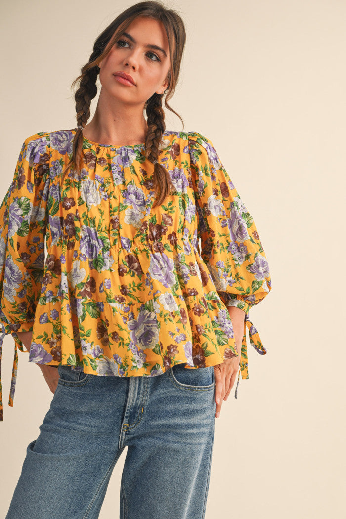 The Zain Floral Top