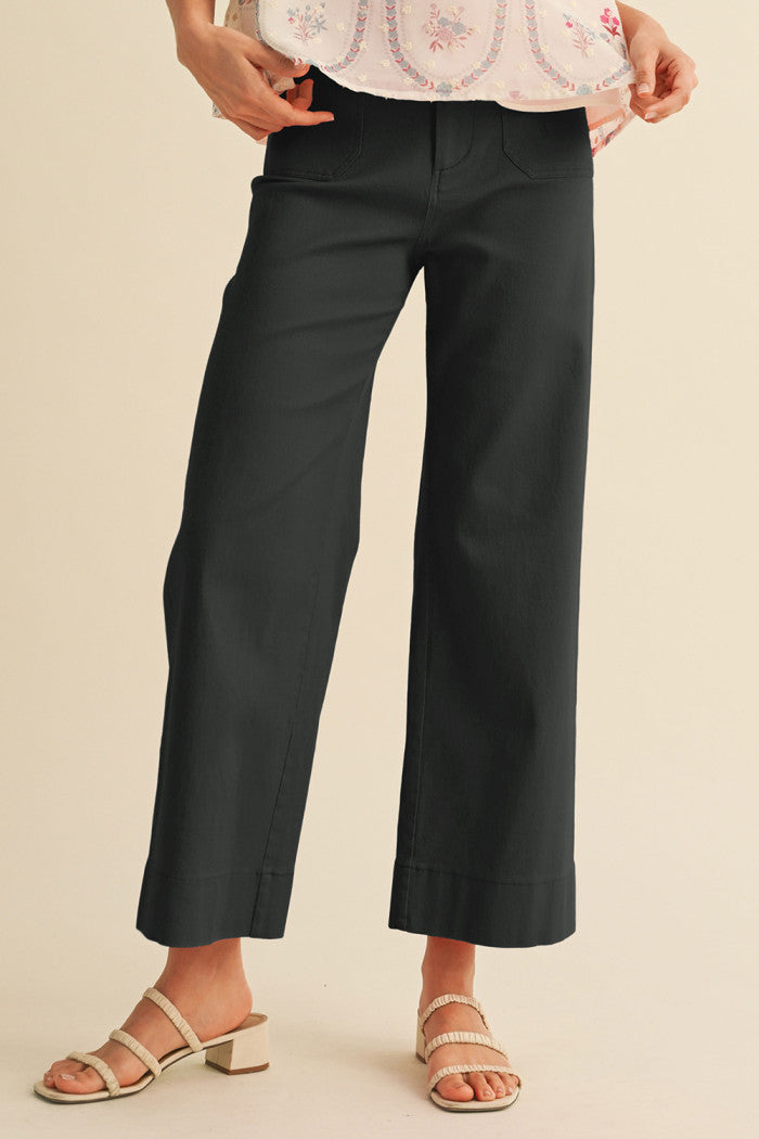 &Merci Patch Pocket Cropped Pants