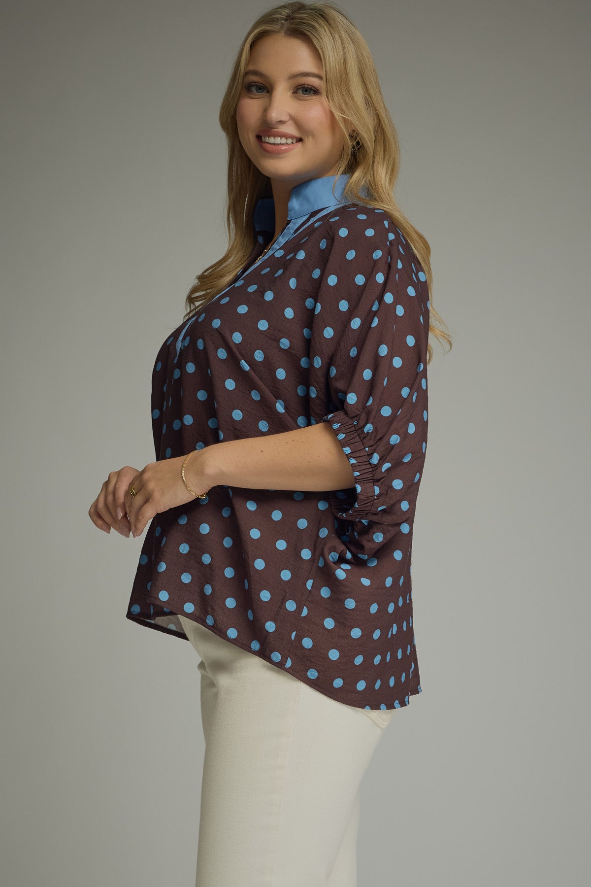 The Darius Brown Plus Size Top