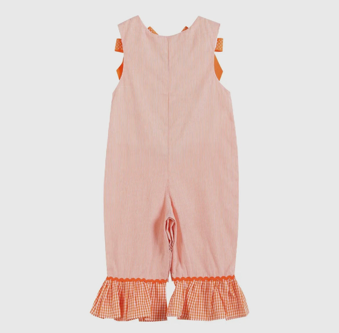 Lil Cactus Orange Pinstripe Pumpkin and Bows Playset