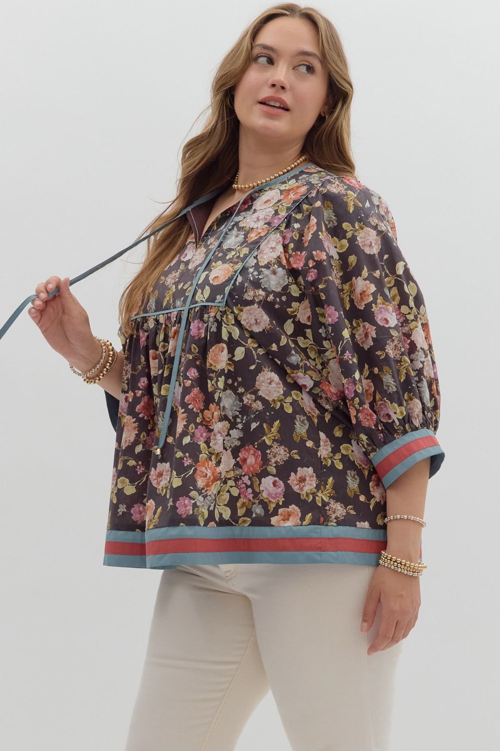 The Murphy Chocolate Top (Plus Size Also Available)