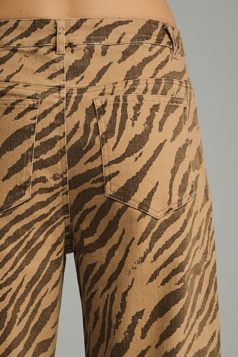 Entro Brown Zebra Print Pants