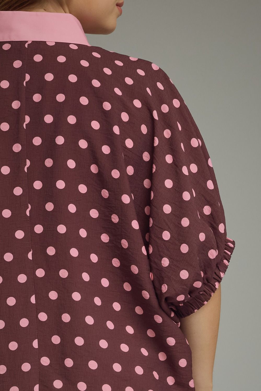 The Darius Wine Plus Size Top