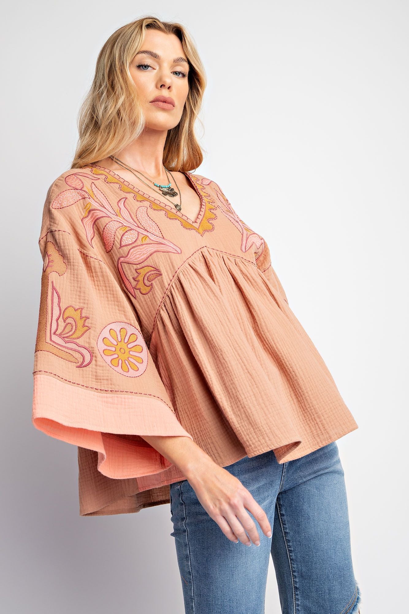 Davis Mocha Coral Top