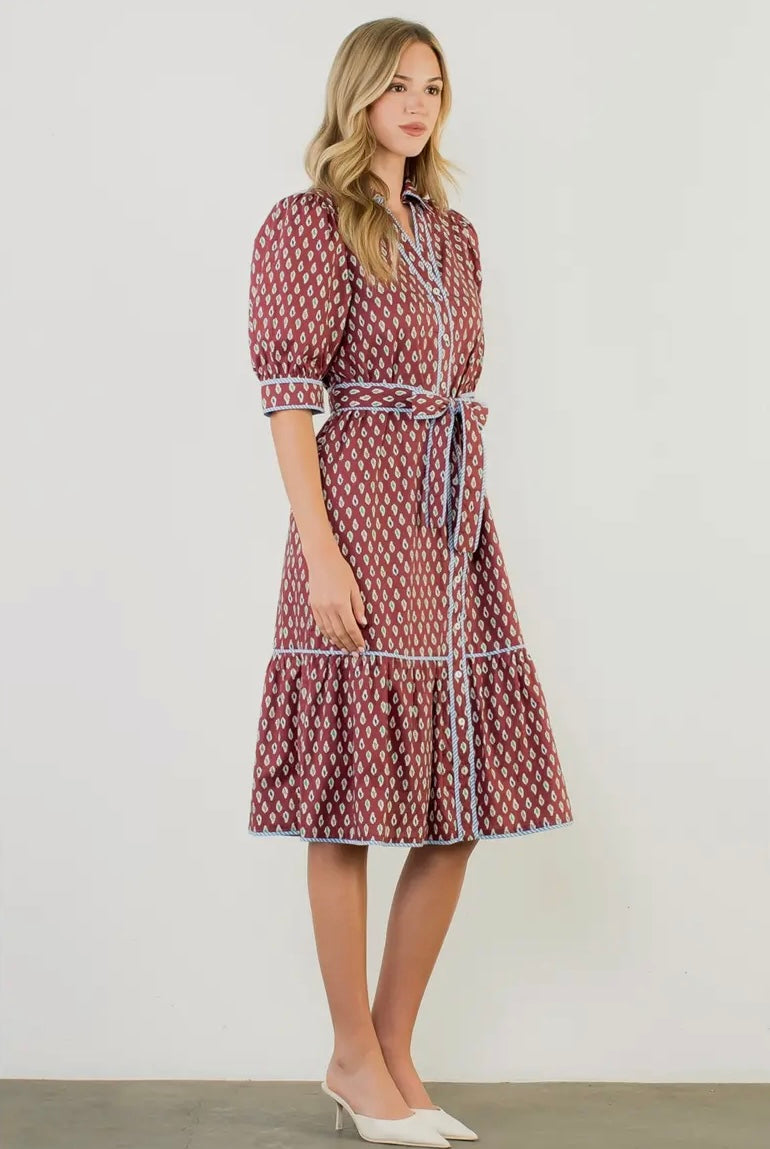 The Darlington THML Button Down Dress