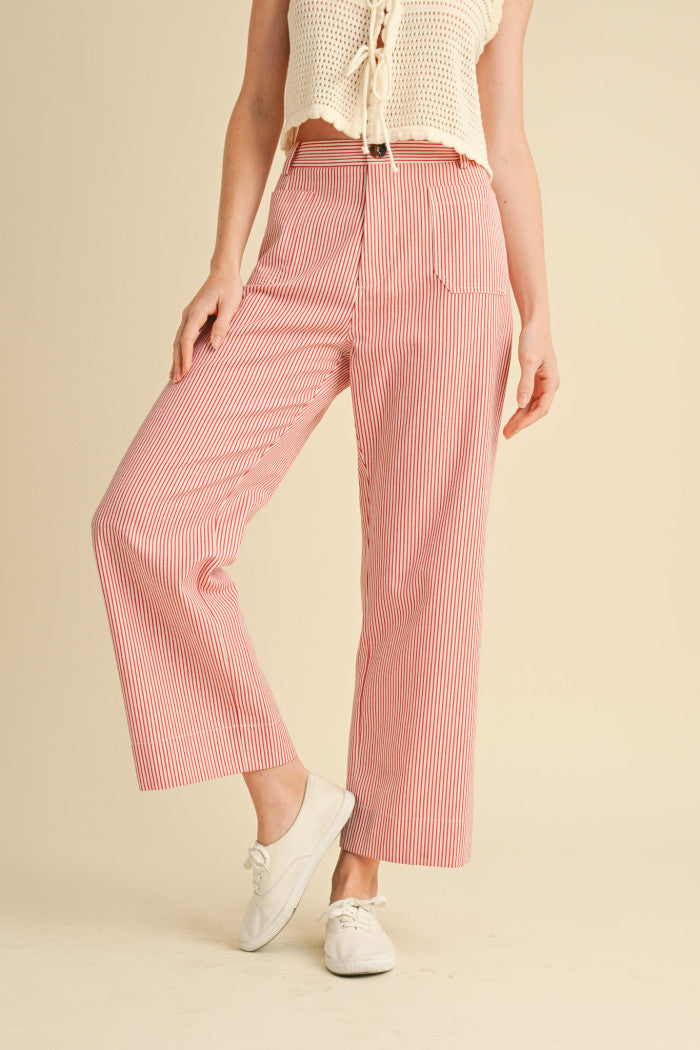 &Merci Striped Pants