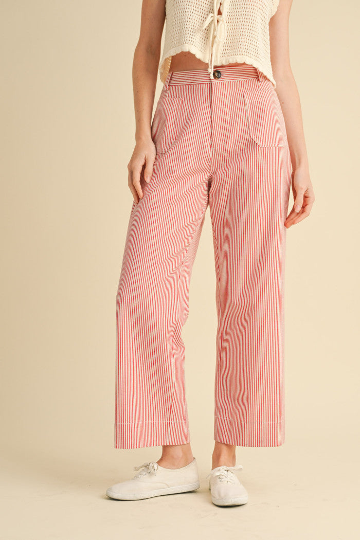 &Merci Striped Pants