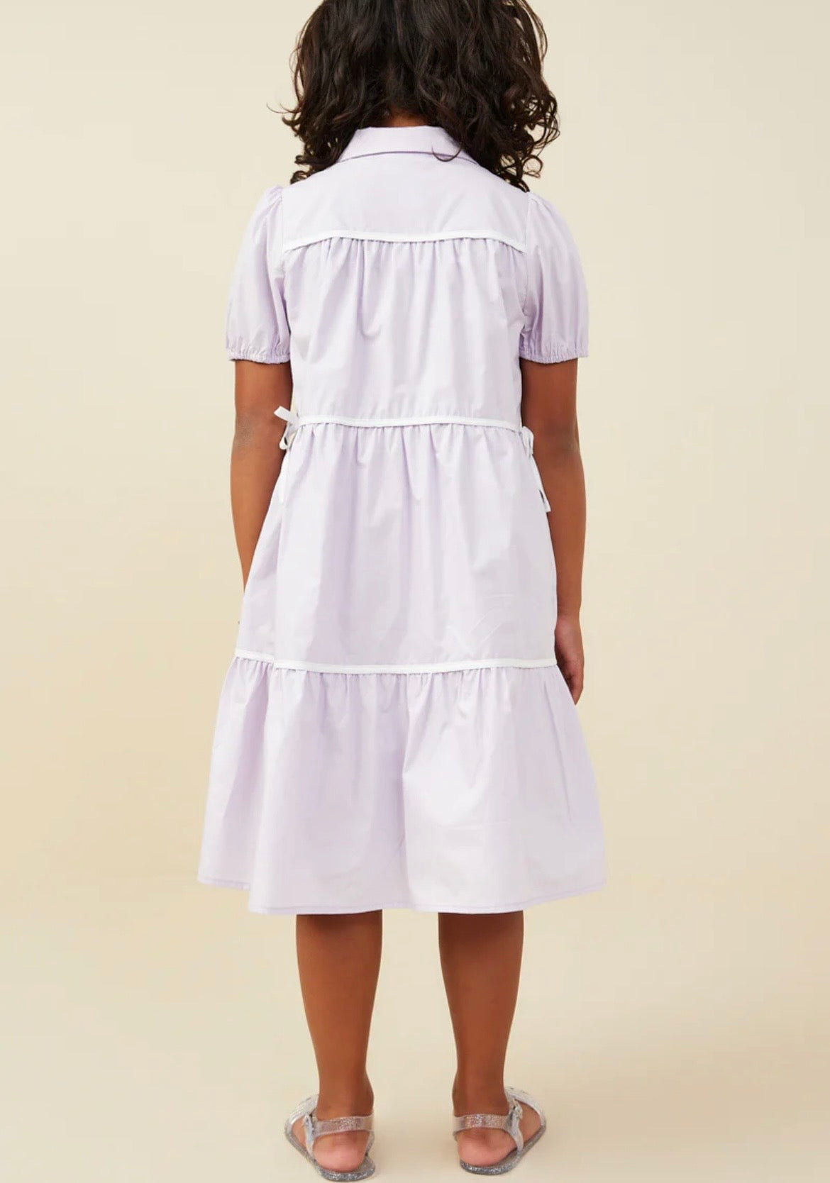 Hayden Tiered Button Down Dress