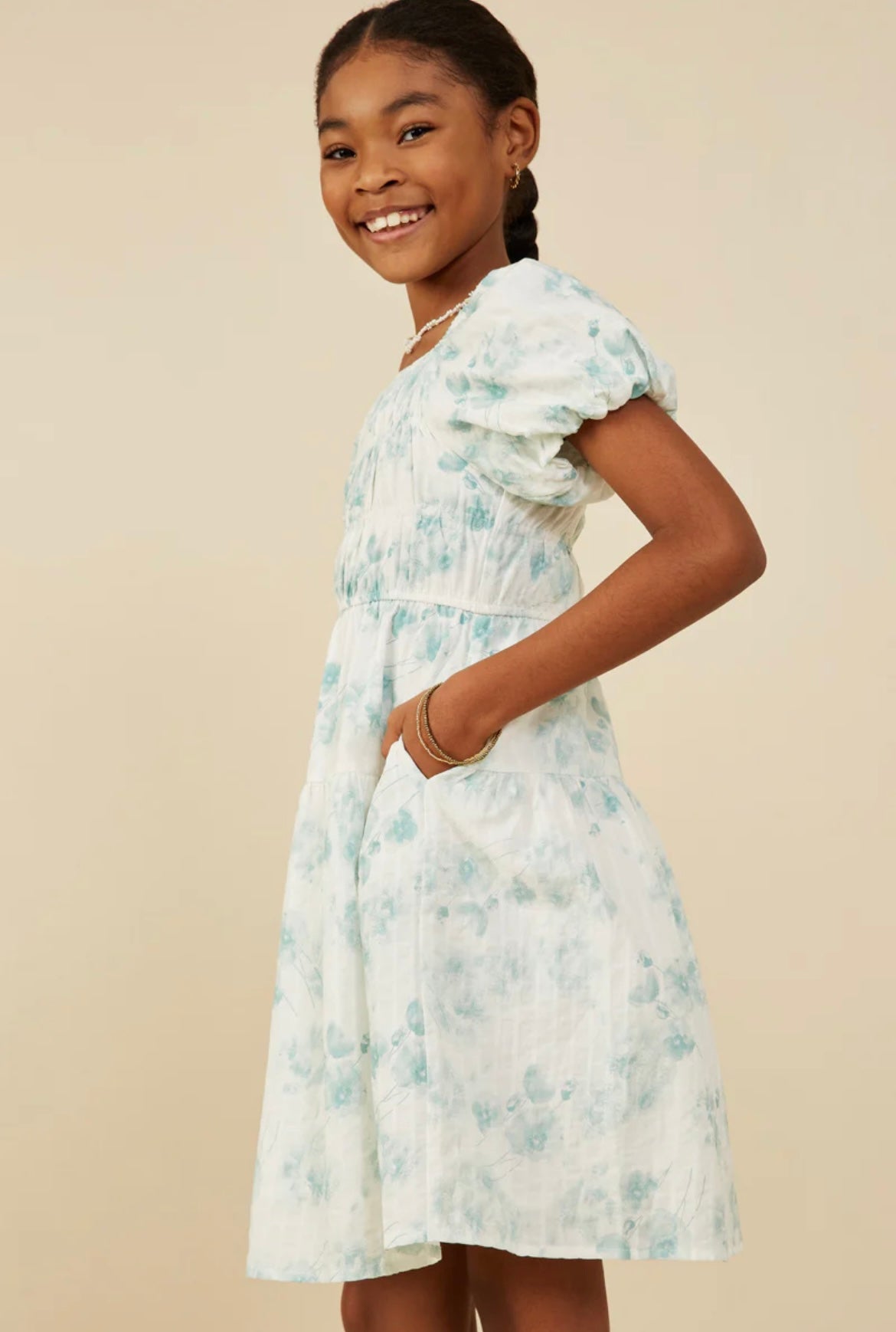 Hayden Jade Floral Dress
