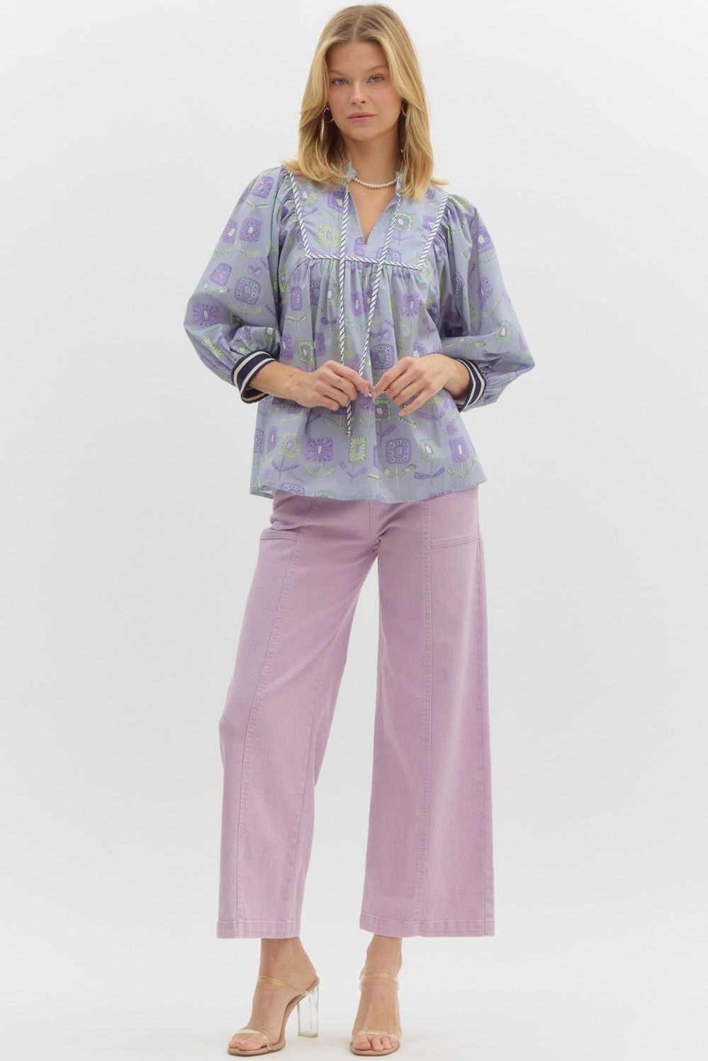 Reba Lavender Top