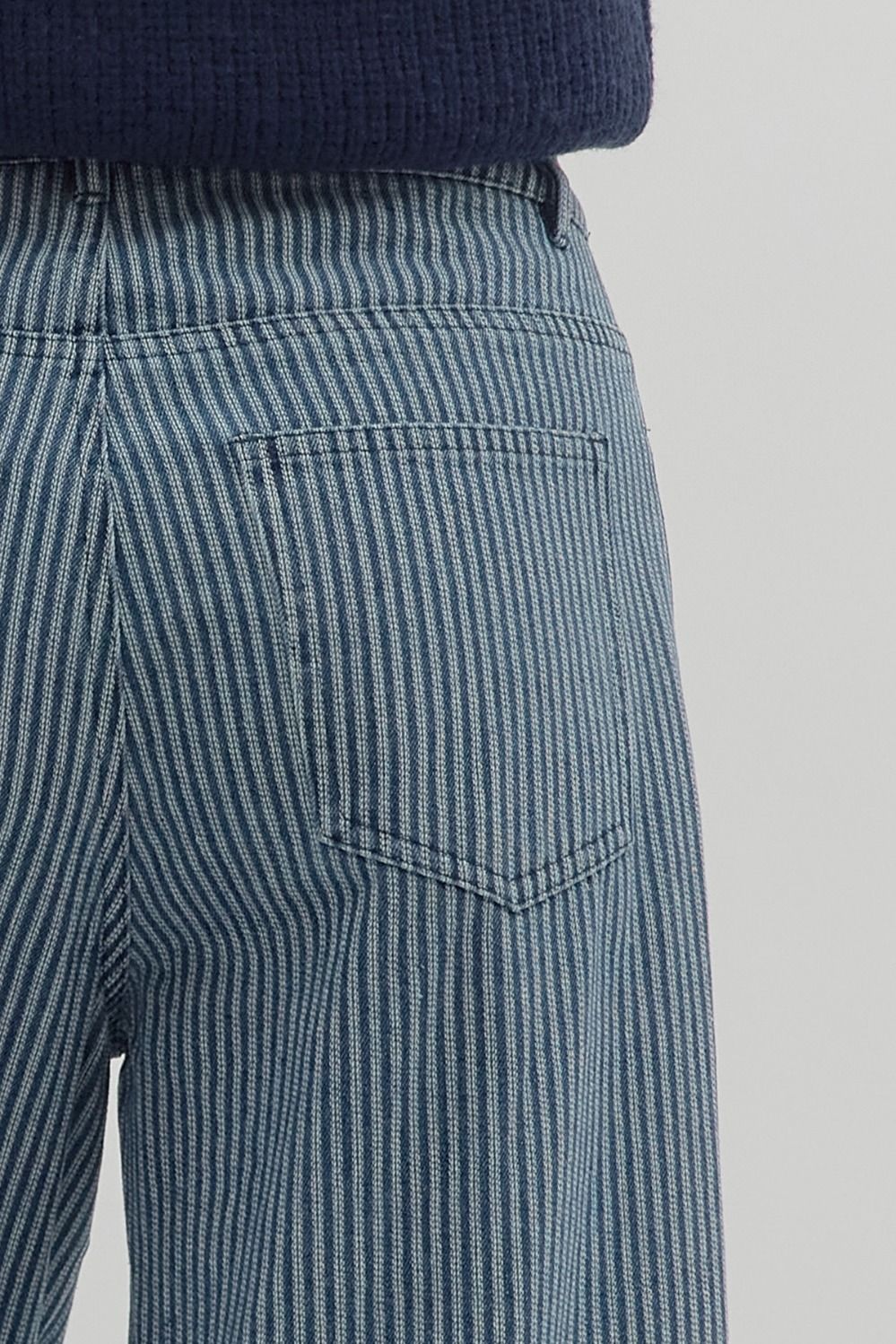 Entro Striped Denim Slacks