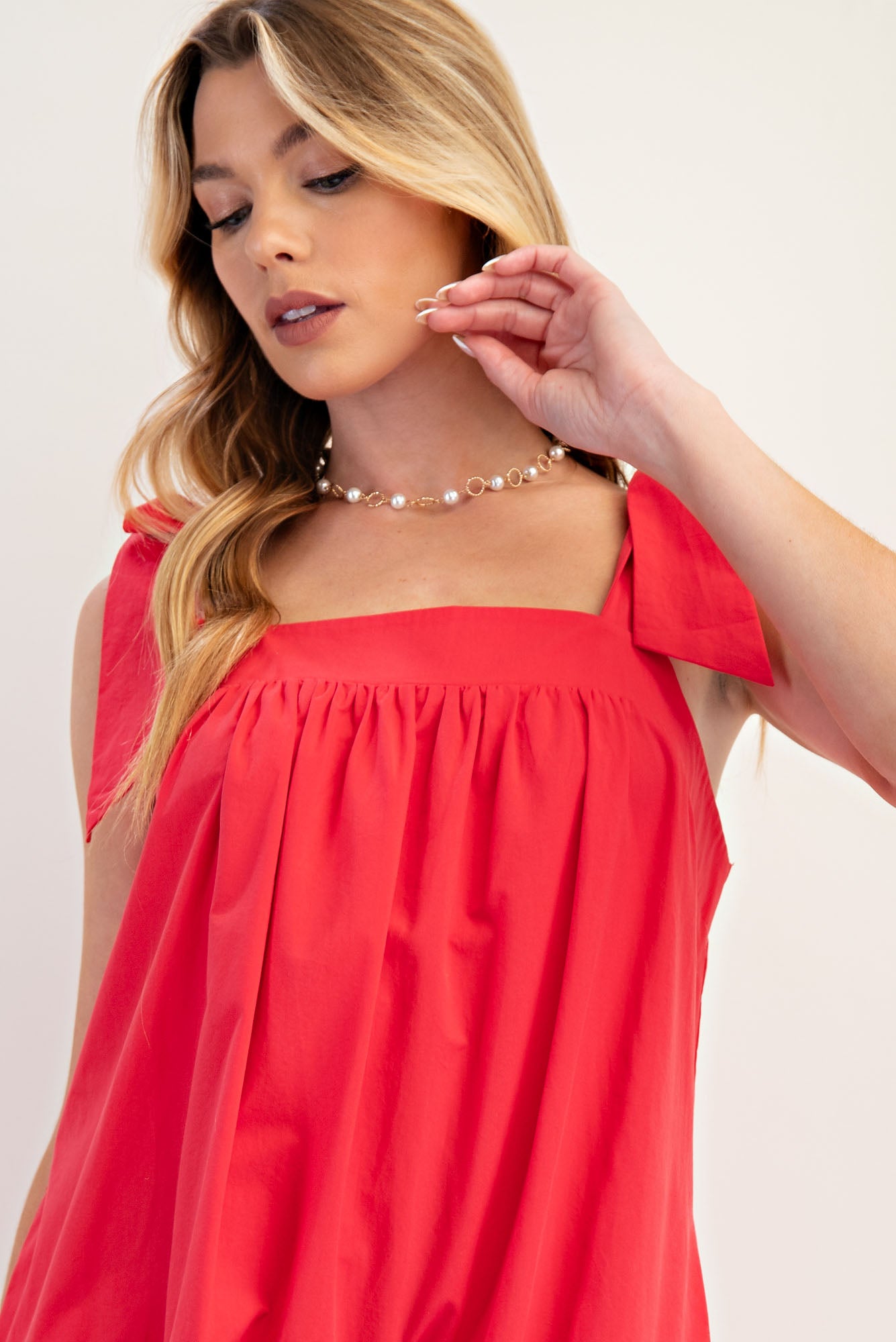 Maverick Red Sundress