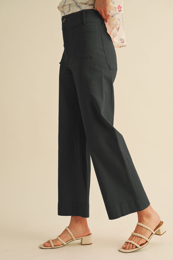 &Merci Patch Pocket Cropped Pants