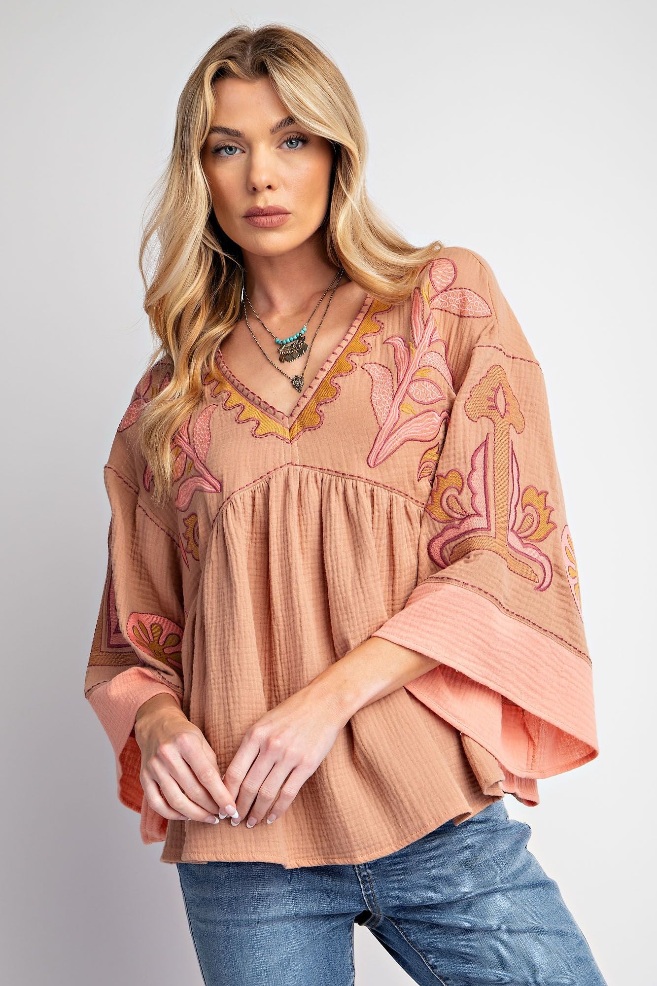Davis Mocha Coral Top