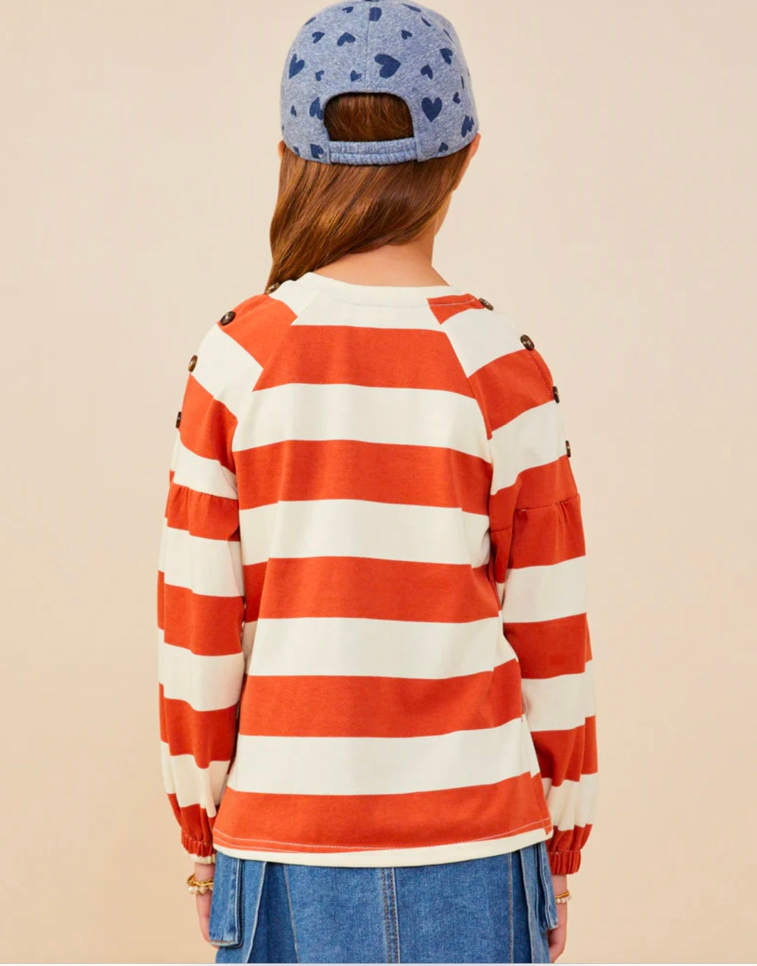 Hayden Girls Striped Top