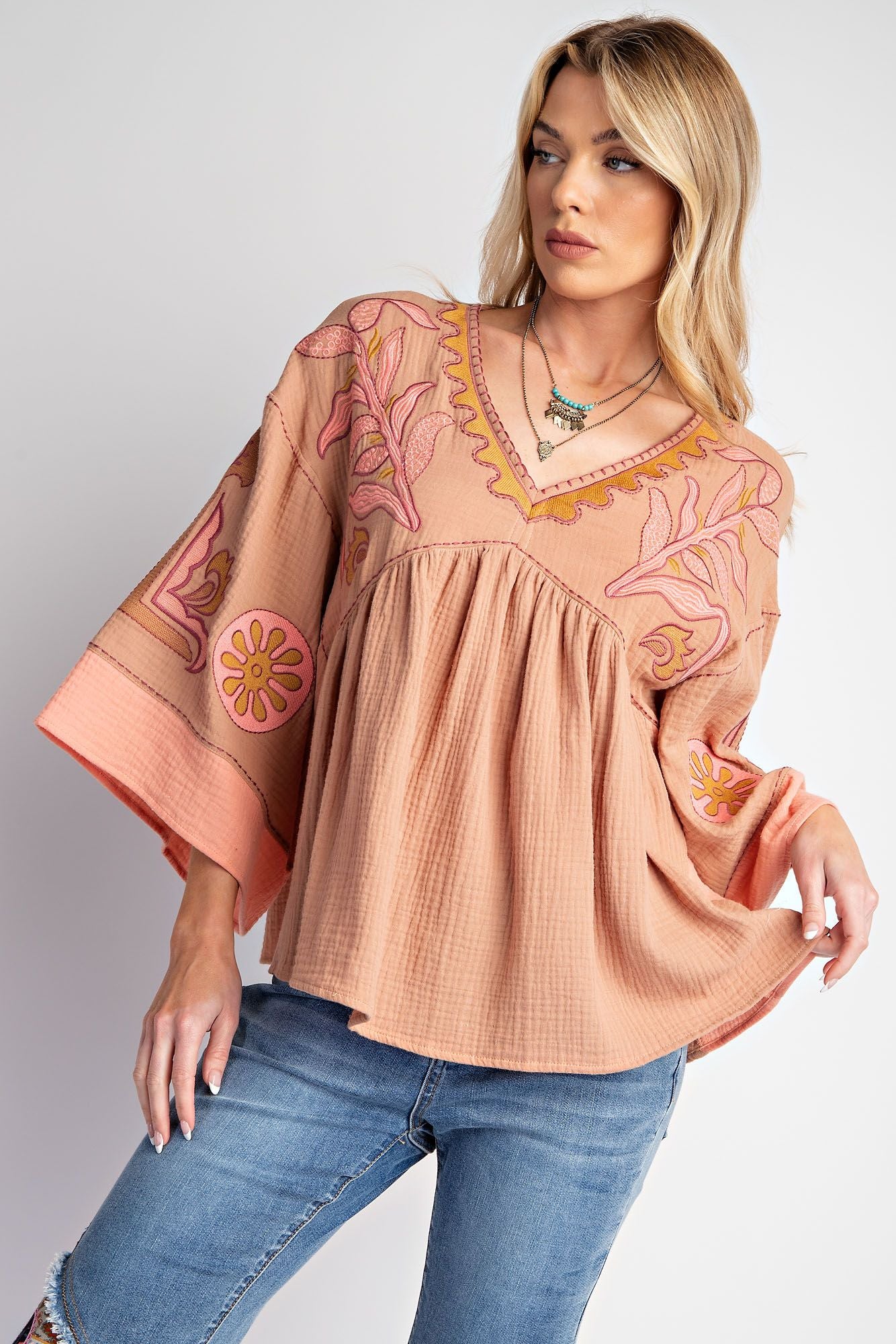 Davis Mocha Coral Top