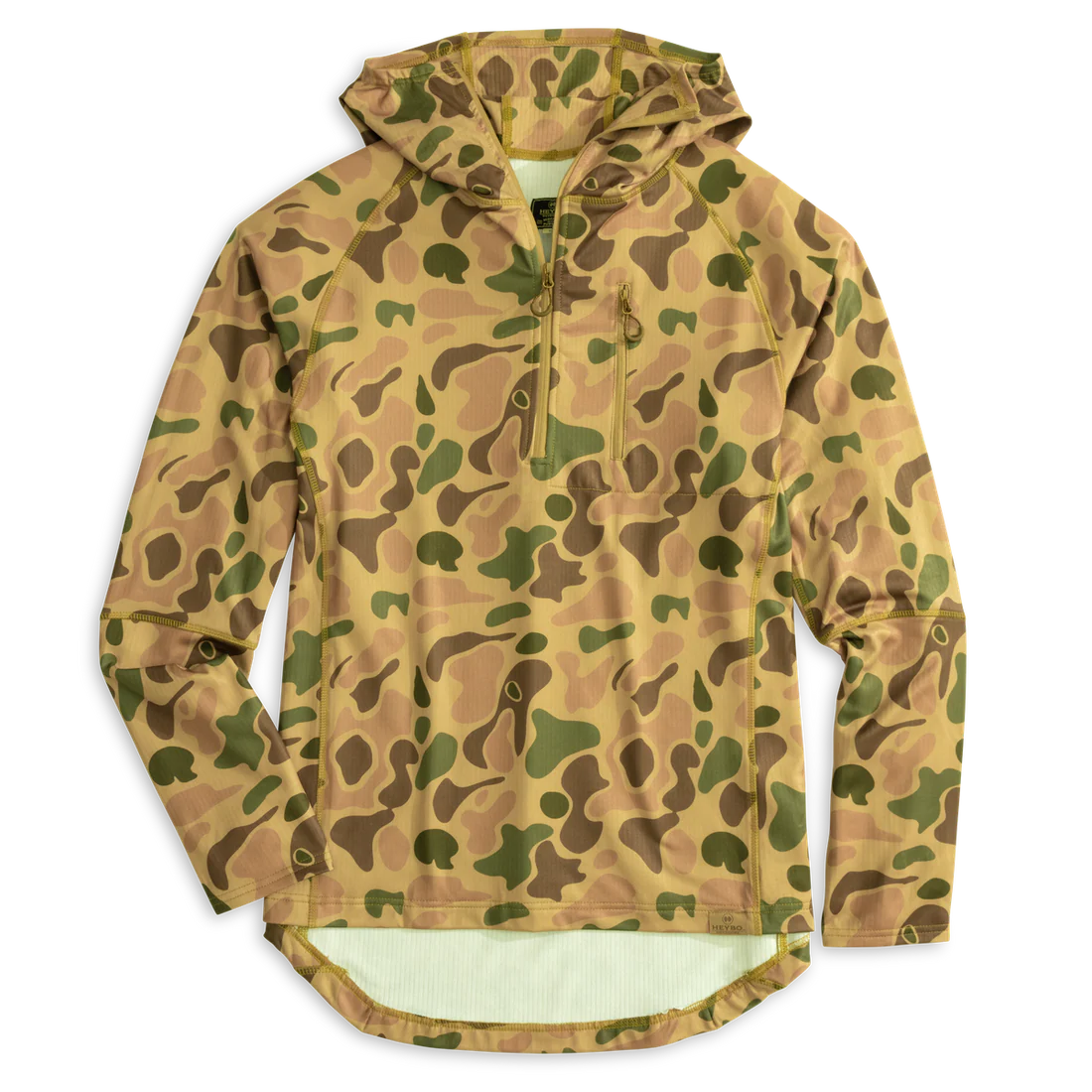 Heybo Ascension 1/4 Zip Traditions Camo Hoodie