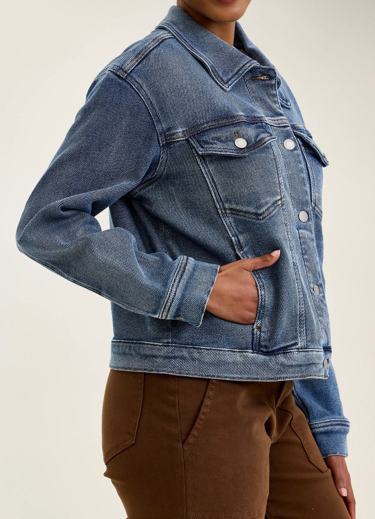Judy Blue Cicly Trucker Denim Jacket