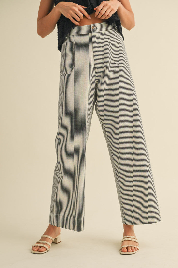 &Merci Striped Pants