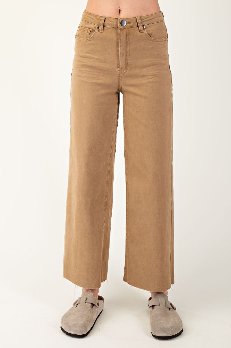 Easel Colored Soft Stretch Denim Pants