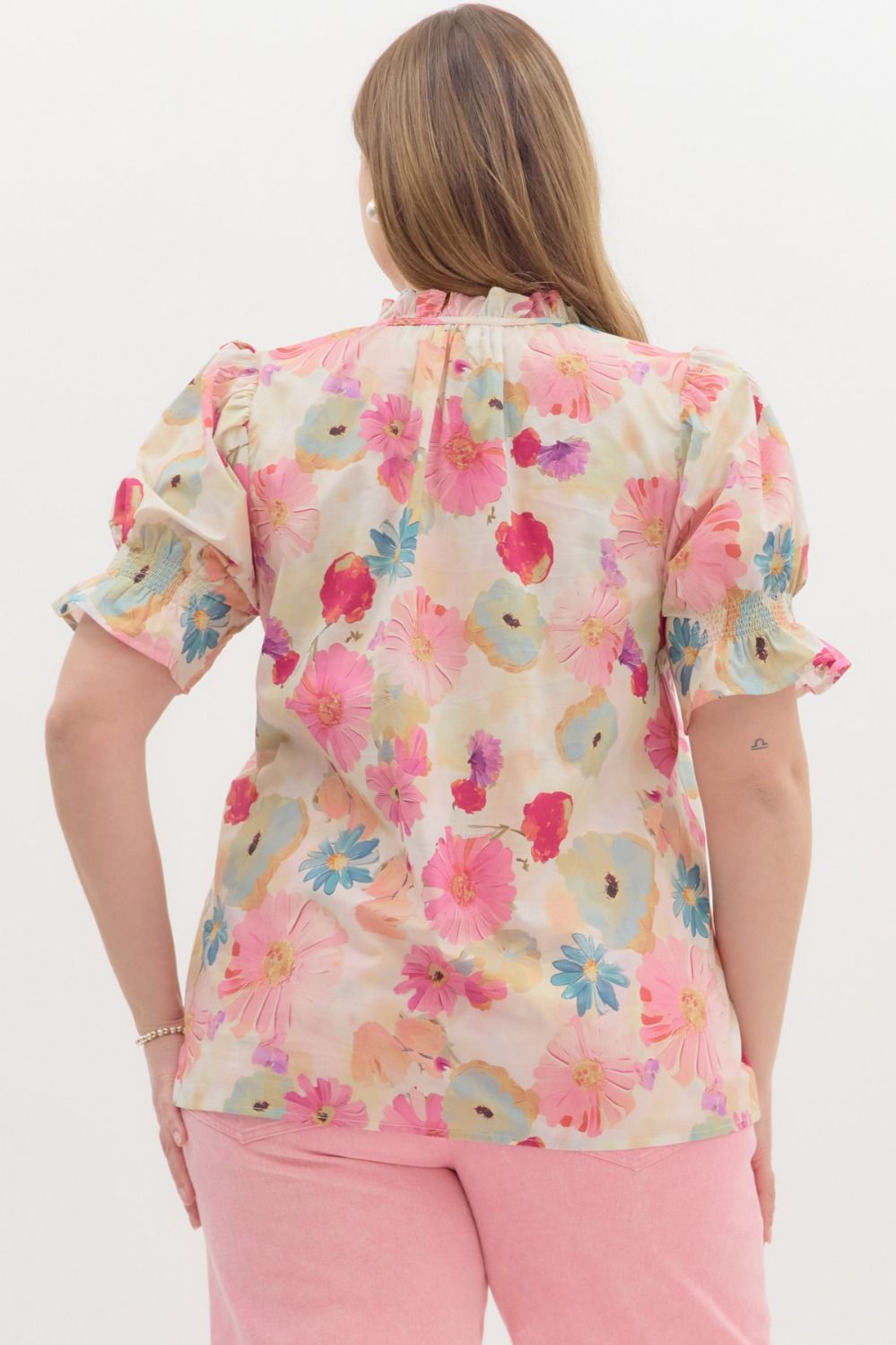 Darlene Floral Plus Size Top