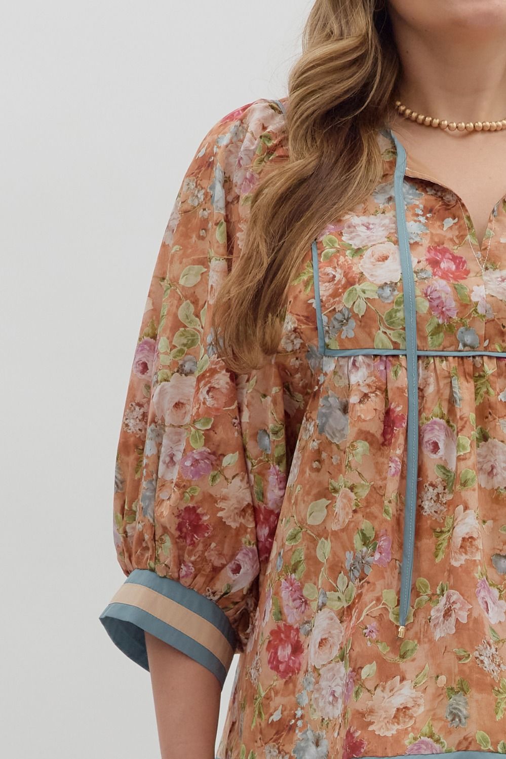 The Murphy Plus Size Terra Cotta Top