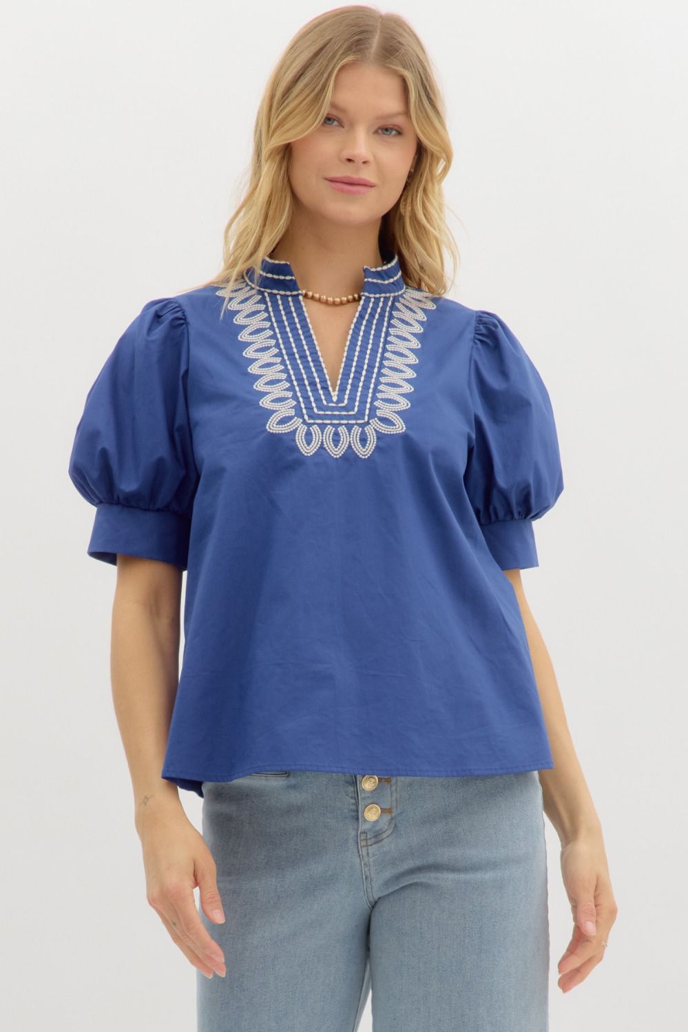 India Indigo Top
