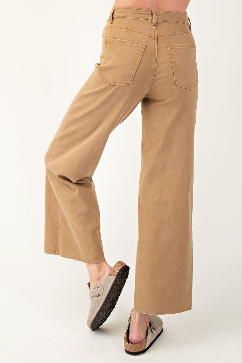 Easel Colored Soft Stretch Denim Pants