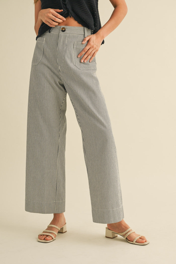 &Merci Striped Pants
