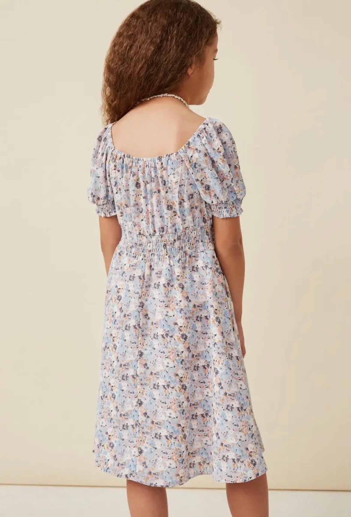 Hayden Floral Smocked Waist Dress