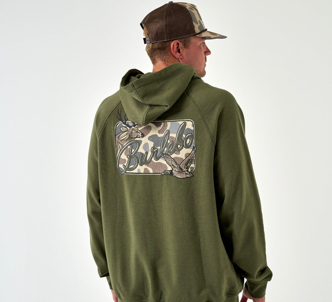 Burlebo Deer Patch Fleece Hoodie - On Sale Now