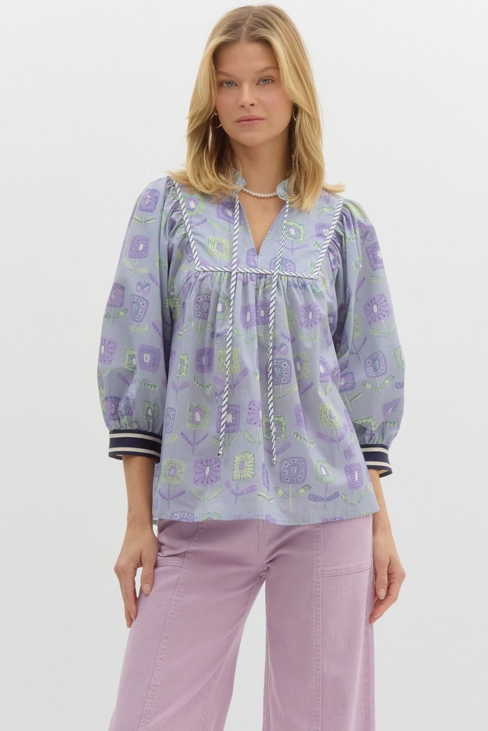 Reba Lavender Top