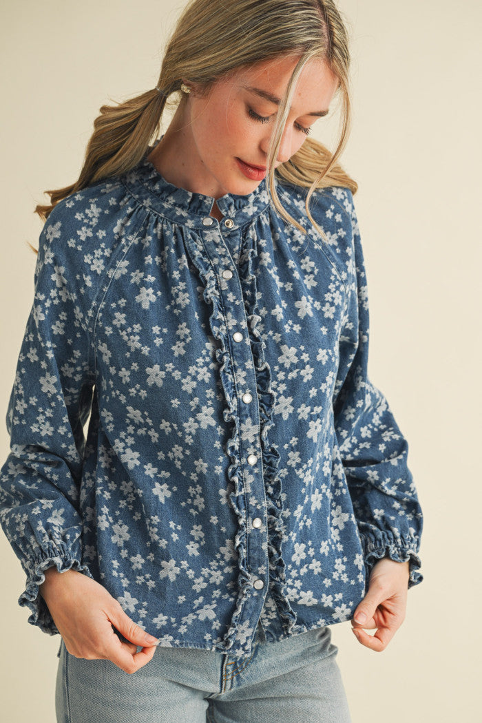 The Zimmerman Denim Top