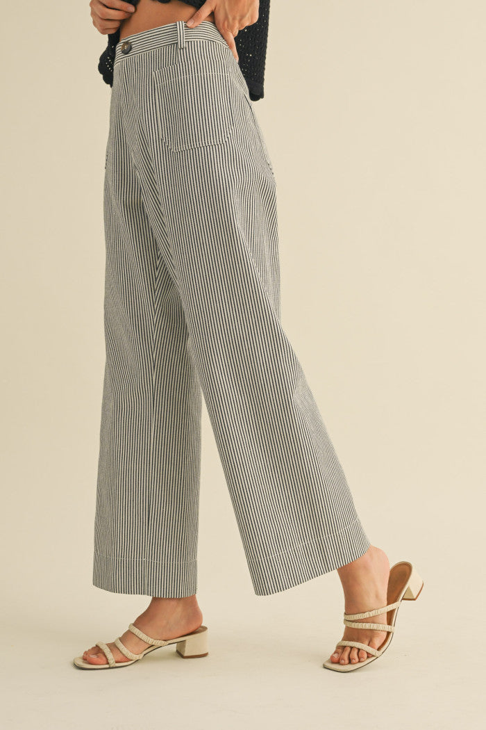 &Merci Striped Pants