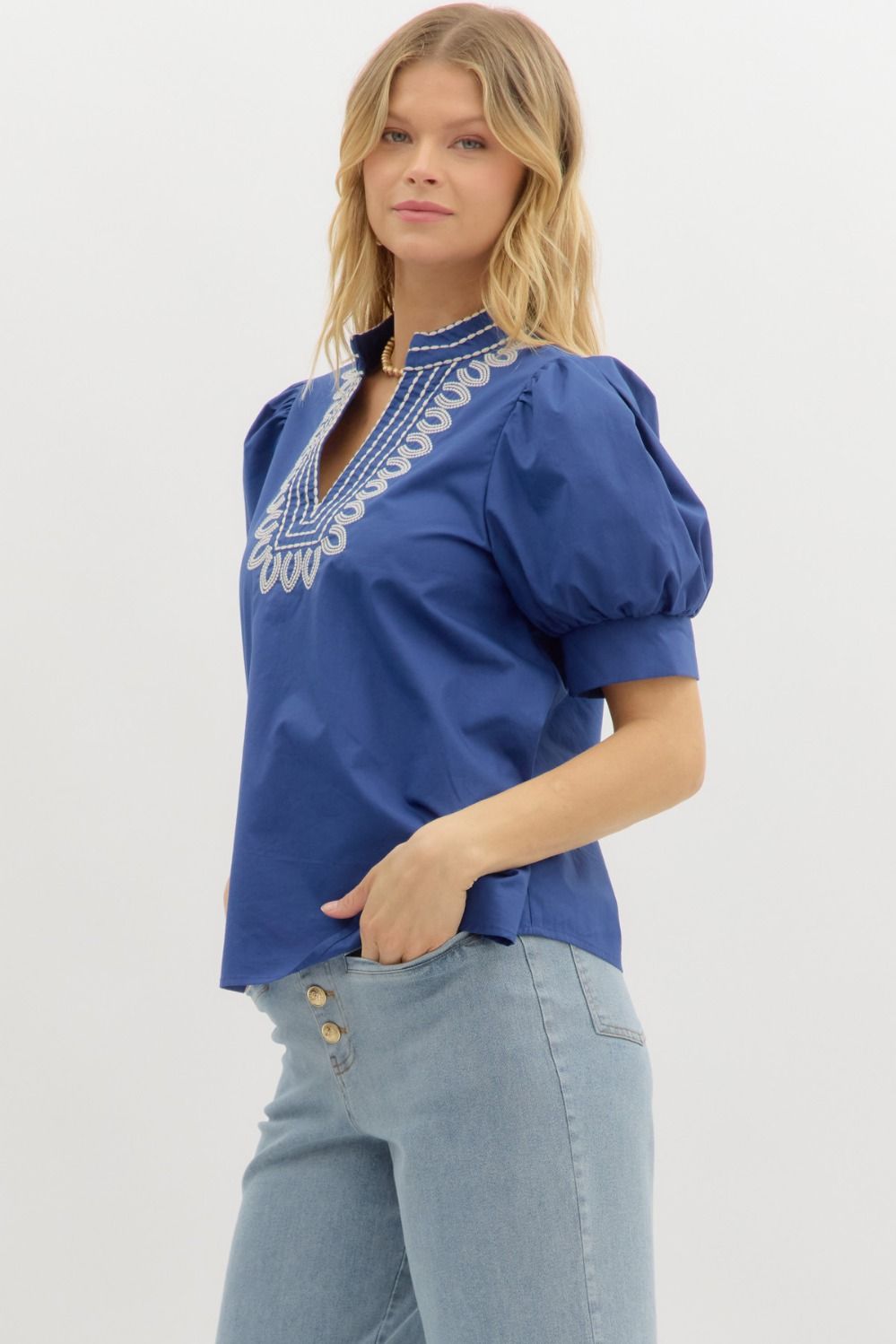 India Indigo Top