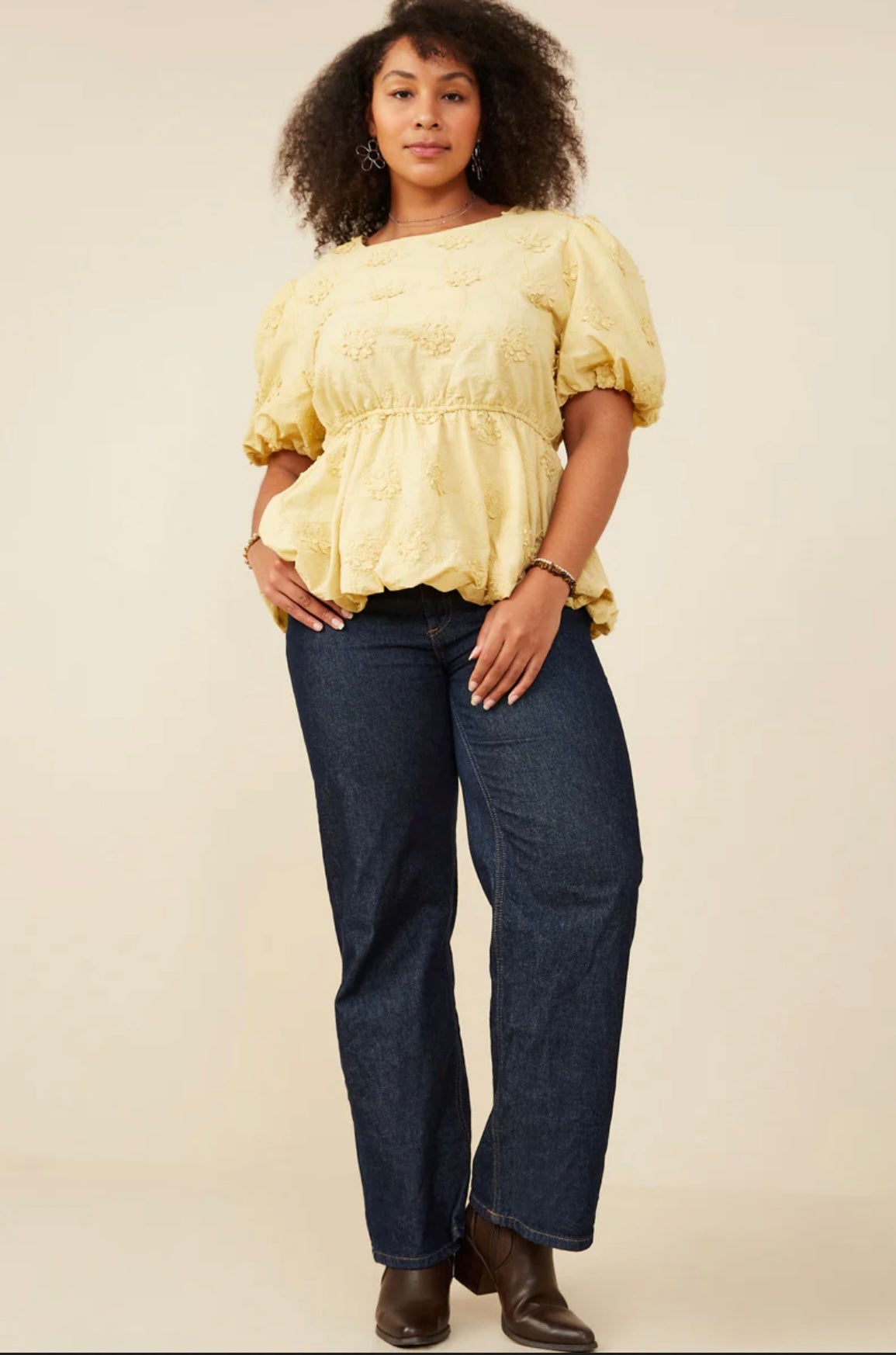 Harlie Lace Appliqué Top