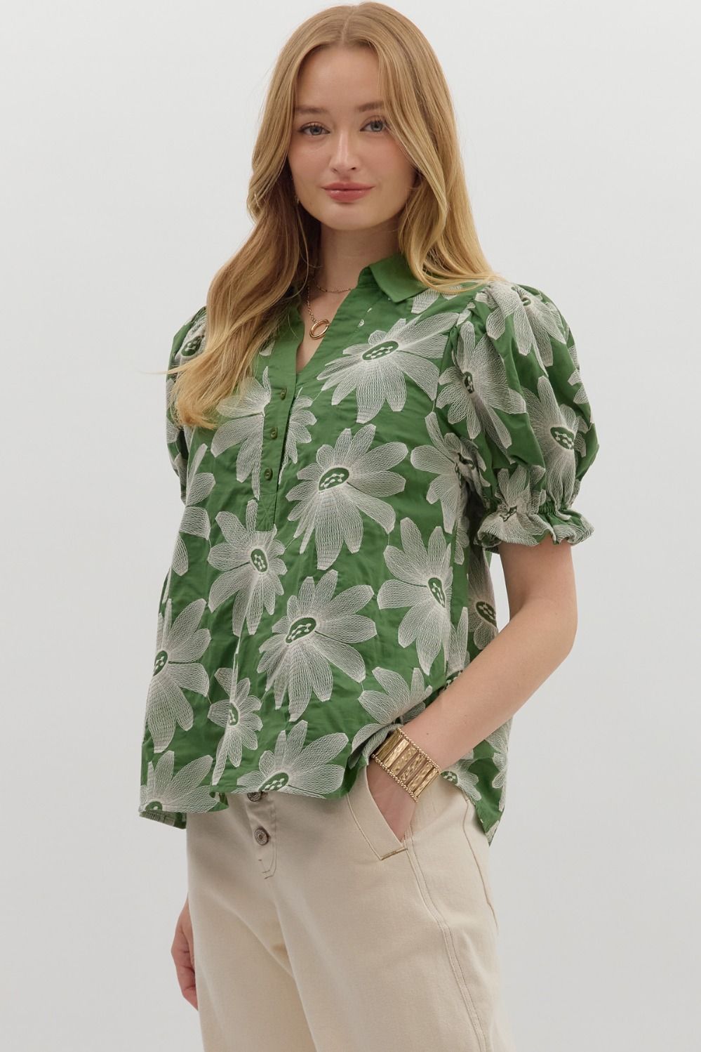 Glenna Green Top