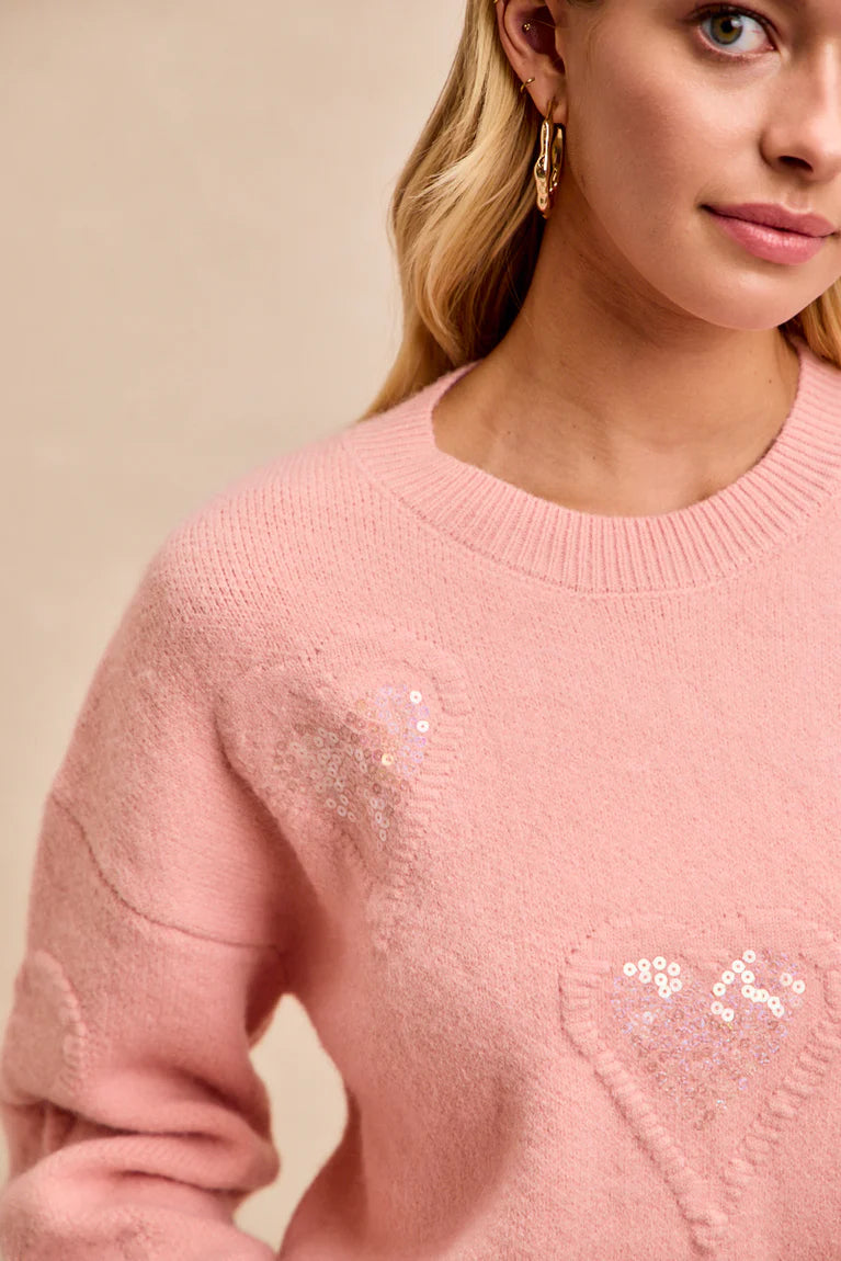 Valentine’s Day Pink Sweater