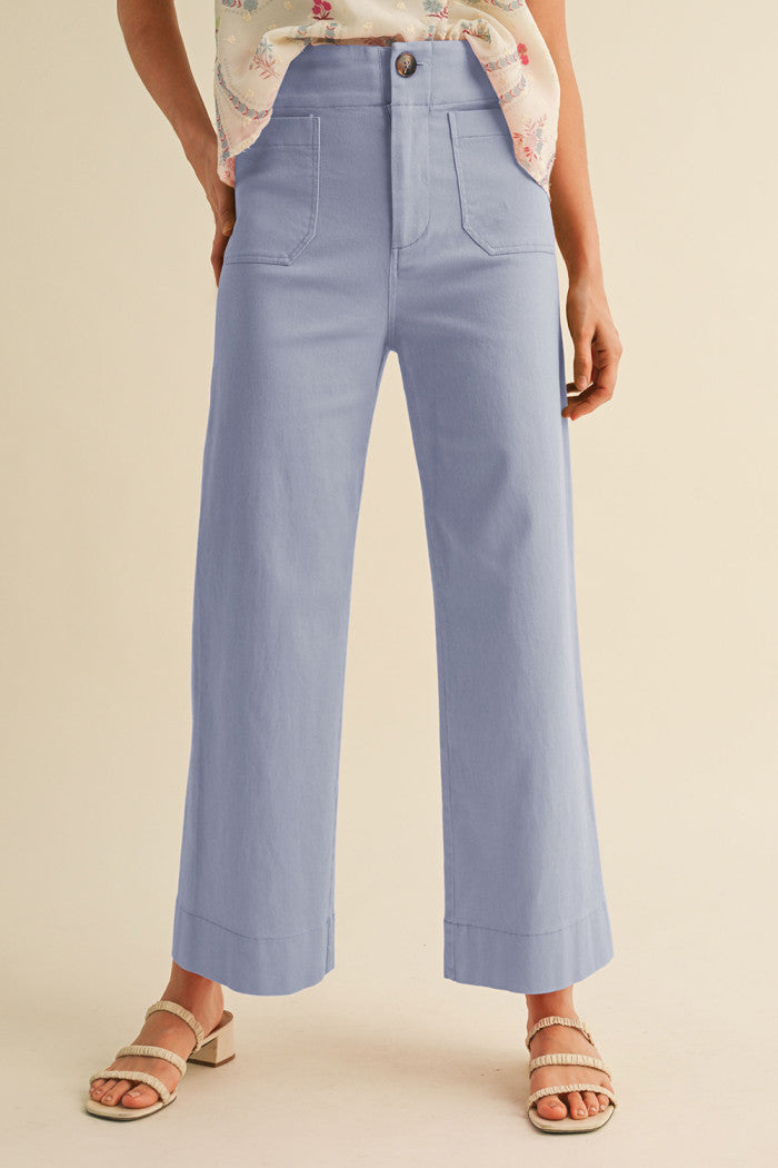 &Merci Patch Pocket Cropped Pants