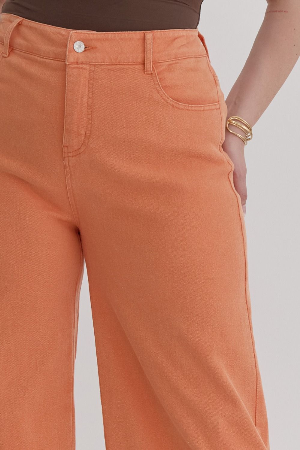 Entro Colored Denim Pants - Last One Clearance